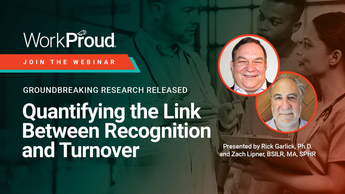 Groundbreaking Research Released - Quantifying the Link Between Recognition and Turnover